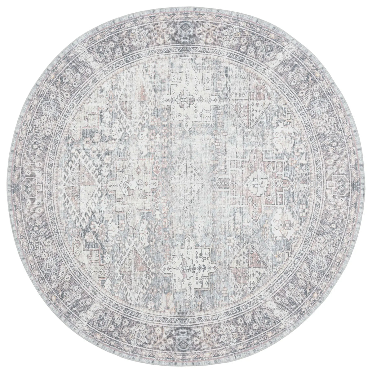 Safavieh Arizona 6'-0" x 6'-0" Rug in Dark Sage / Ivory