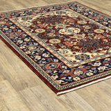 Oriental Weavers Sphinx Lilihan 2062R Red/ Blue Rugs - angle detail