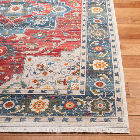 Safavieh Vintage Persian 4'-0" x 6'-0" Rug in Red / Blue