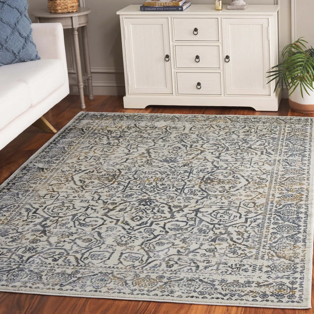 Safavieh Princeton 5'-3" x 7'-6" Rug in Cream / Slate