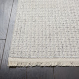 Safavieh Whisper 4'-0" x 6'-0" Rug in Light Grey / Ivory