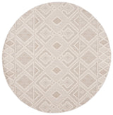 Safavieh Global 6'-7" x 6'-7" Rug in Beige / Ivory