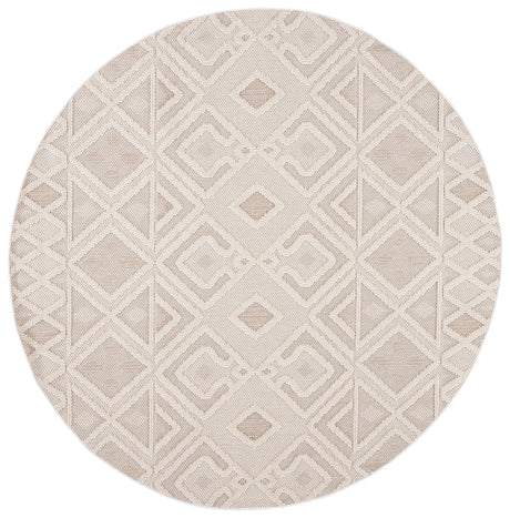 Safavieh Global 6'-7" x 6'-7" Rug in Beige / Ivory