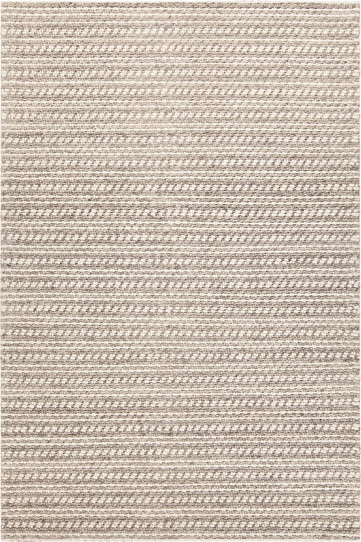 Chandra Suzette SUZ-55601 Silver / White rug, flat view