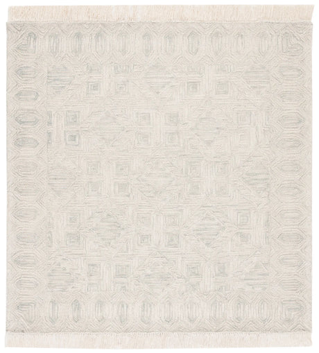 Safavieh Ikat 6'-0" x 6'-0" Rug in Ivory / Light Blue