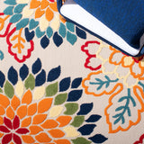 Safavieh Cabana 4'-5" x 6'-5" Rug in Ivory / Orange