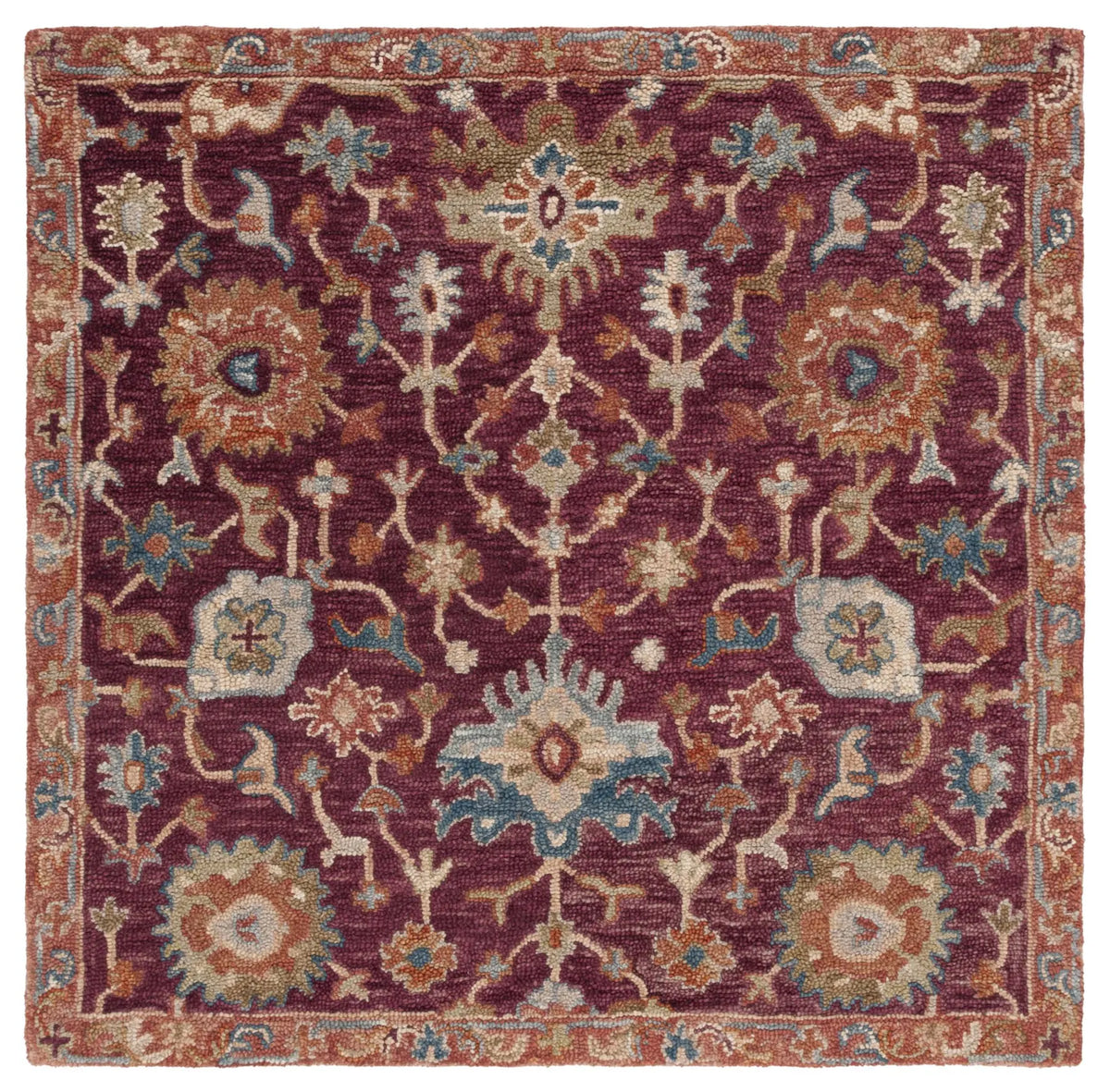 Safavieh Aspen 5'-0" x 5'-0" Rug in Red / Pink