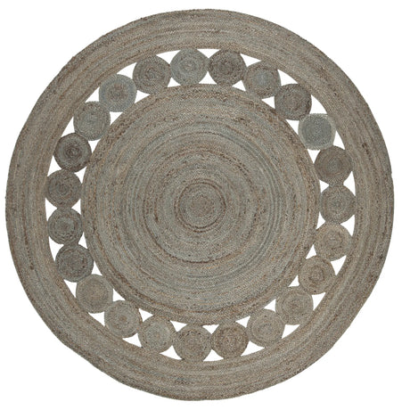 Safavieh Natural Fiber 5'-0" x 5'-0" Rug in Grey