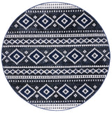 Safavieh Adirondack 6'-0" x 6'-0" Rug in Dark Grey / Ivory