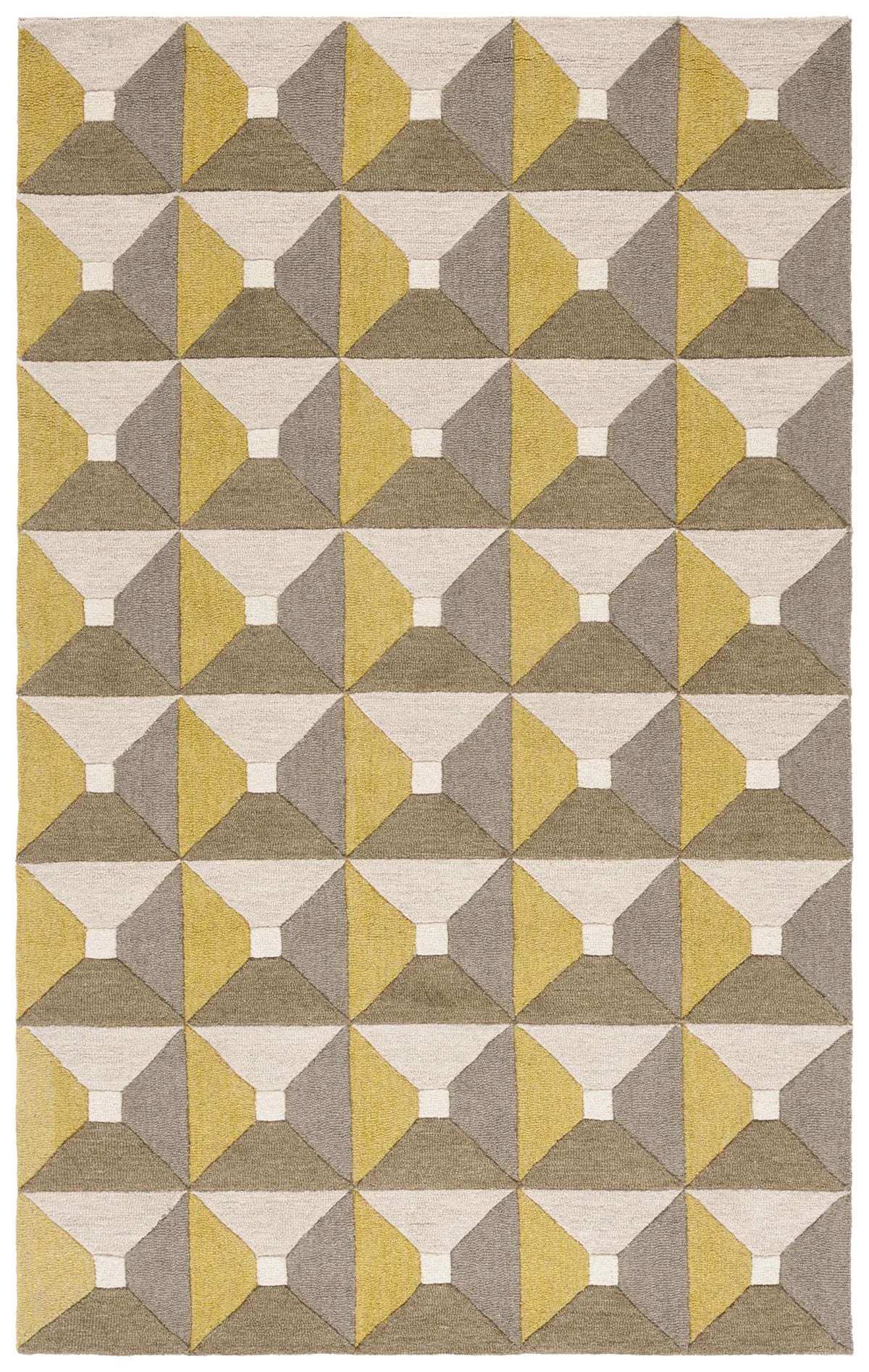 Safavieh Genre 4'-0" x 6'-0" Rug in Grey / Gold