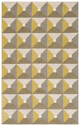 Safavieh Genre 4'-0" x 6'-0" Rug in Grey / Gold