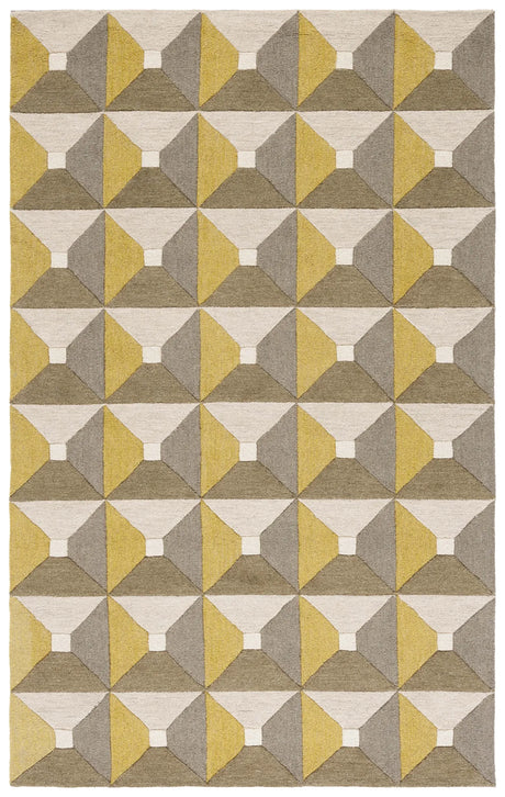Safavieh Genre 4'-0" x 6'-0" Rug in Grey / Gold