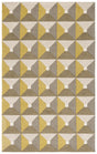 Safavieh Genre 4'-0" x 6'-0" Rug in Grey / Gold