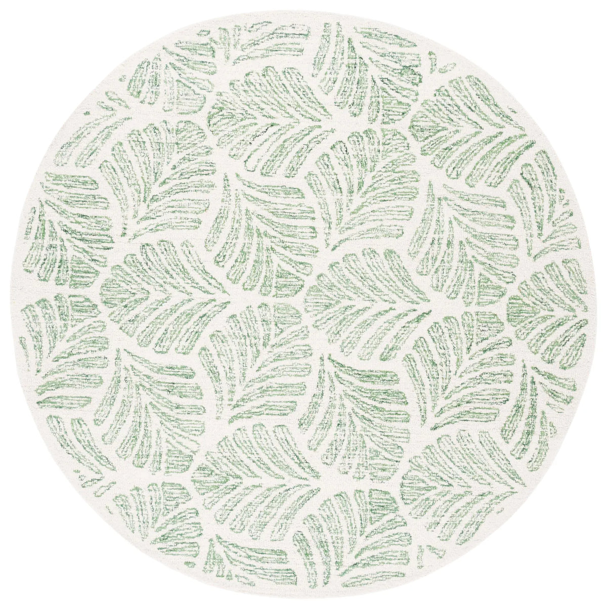 Safavieh Jardin 5'-0" x 5'-0" Rug in Ivory / Green