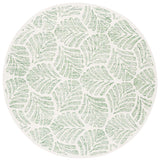 Safavieh Jardin 5'-0" x 5'-0" Rug in Ivory / Green