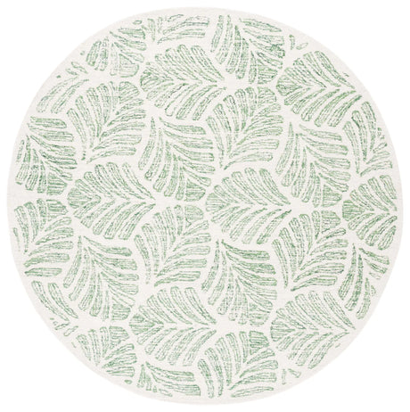 Safavieh Jardin 5'-0" x 5'-0" Rug in Ivory / Green