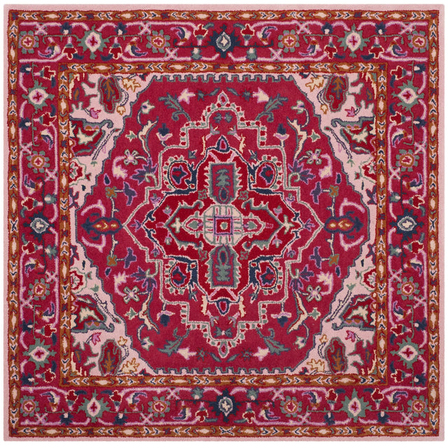 Safavieh Bellagio 5'-0" x 5'-0" Rug in Red / Pink