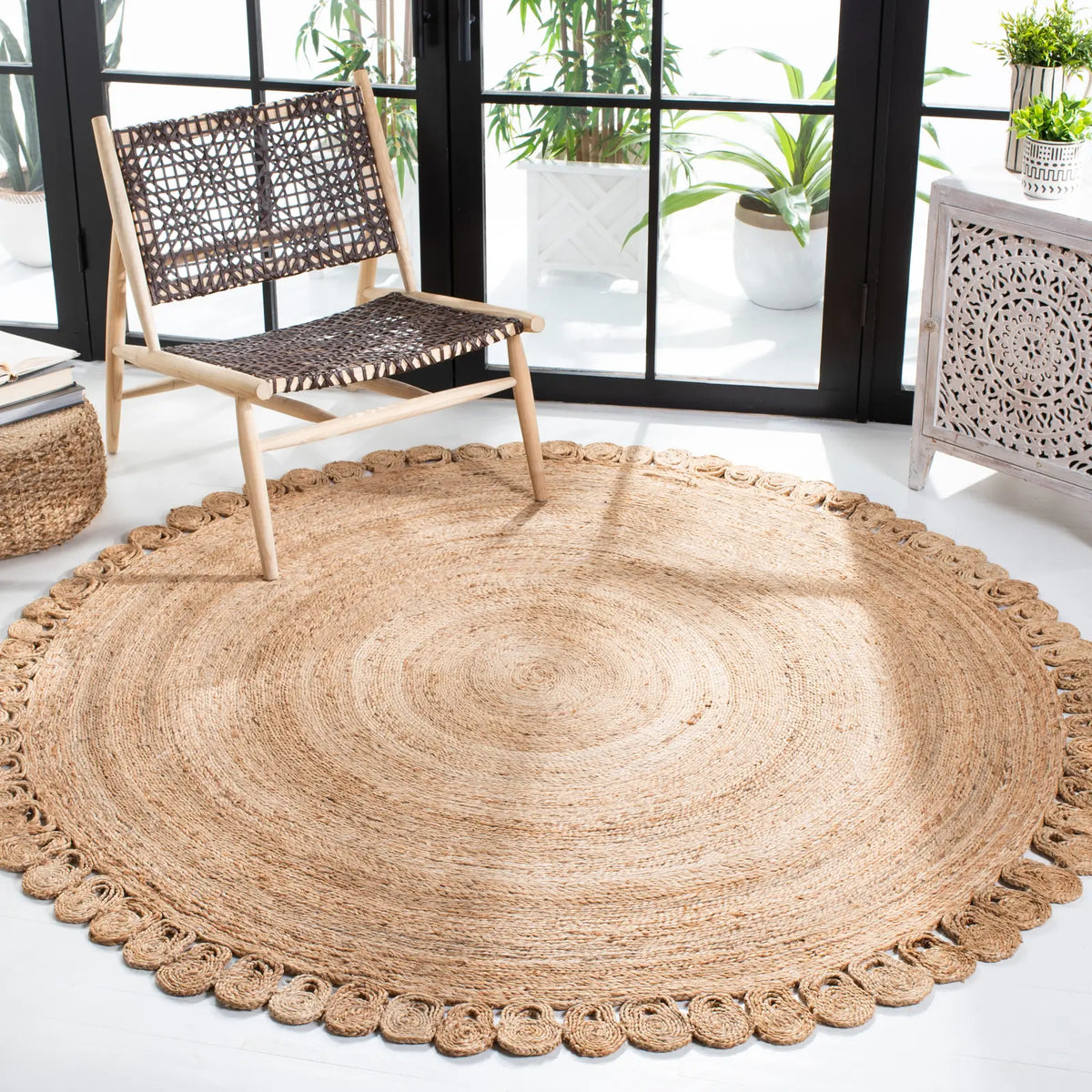Safavieh Natural Fiber 10'-0" x 10'-0" Rug in Natural