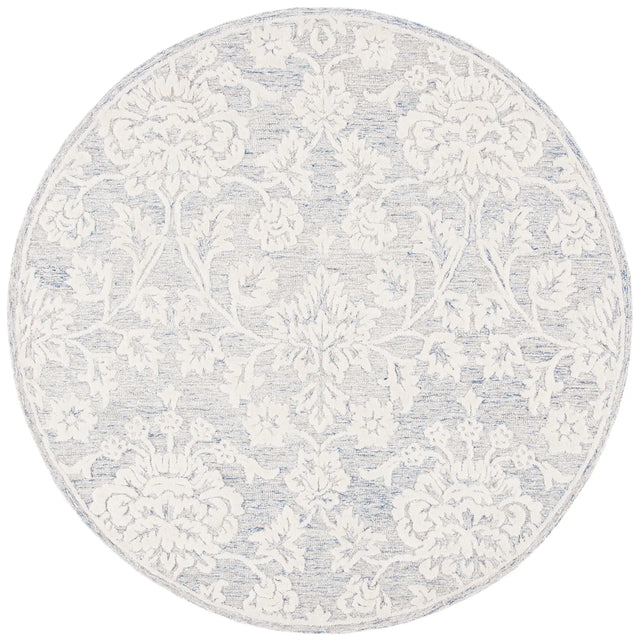 Safavieh Glamour 6'-0" x 6'-0" Rug in Blue / Ivory