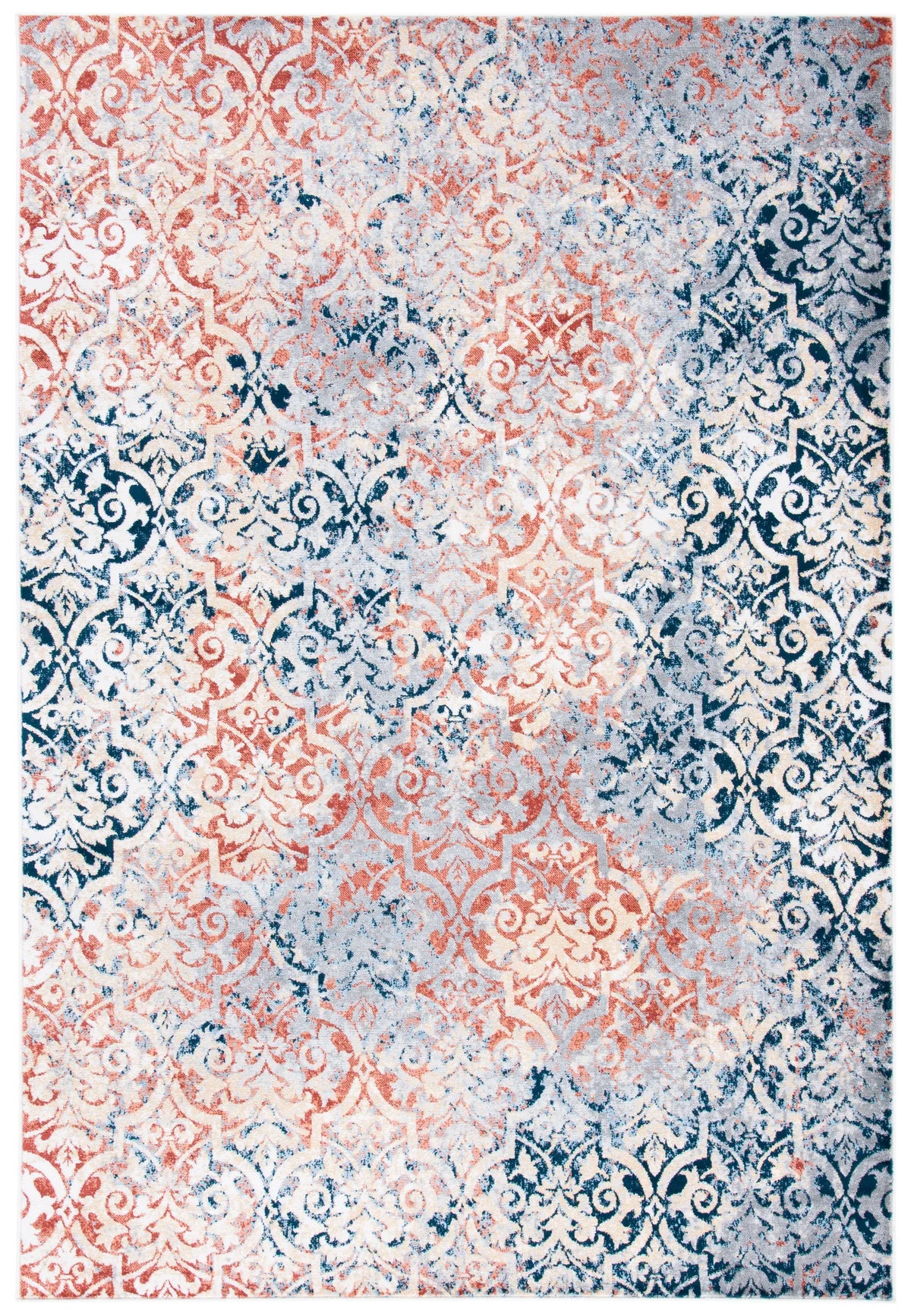 Safavieh Lagoon 4'-5" x 6'-5" Rug in Navy / Brown