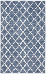 Safavieh Montauk 5'-0" x 8'-0" Rug in Navy / Ivory