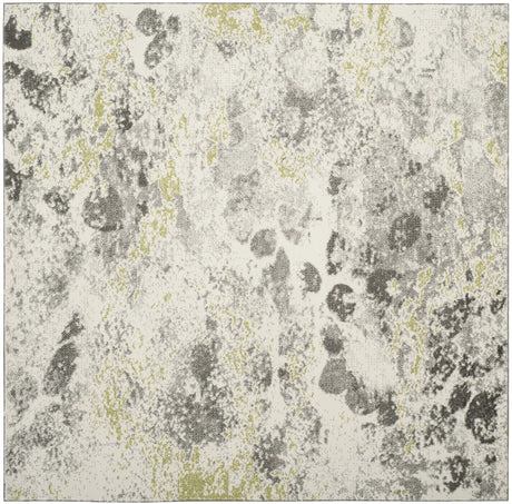 Safavieh Watercolor 6'-7" x 6'-7" Rug in Ivory / Grey