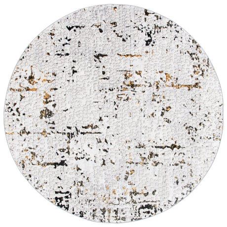 Safavieh Amelia 6'-7" x 6'-7" Rug in Grey / Gold