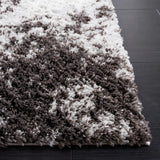 Safavieh Berber Shag 4'-5" x 6'-5" Rug in Grey / Dark Grey