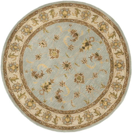 Safavieh Heritage 6'-0" x 6'-0" Rug in Light Blue / Beige