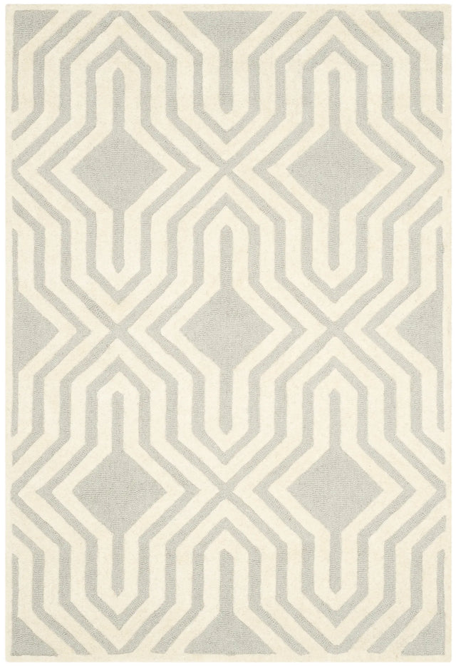 Safavieh Cambridge 4'-0" x 6'-0" Rug in Grey / Ivory