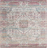 Safavieh Aria 6'-5" x 6'-5" Rug in Red / Creme