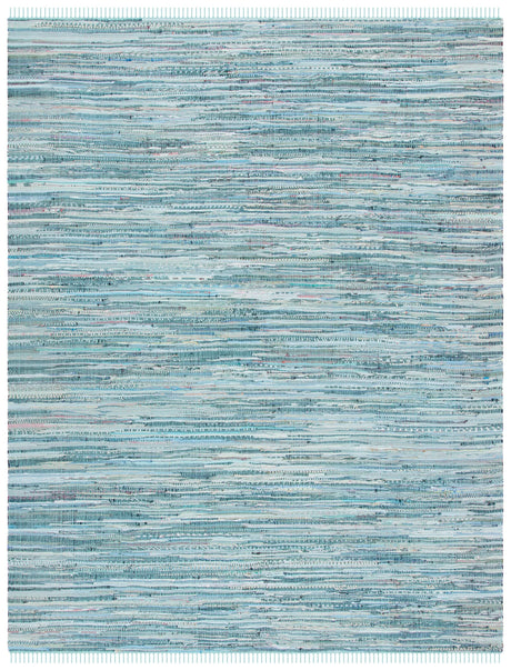 Safavieh Rag Rug 10'-0" x 14'-0" Rug in Turquoise / Multi