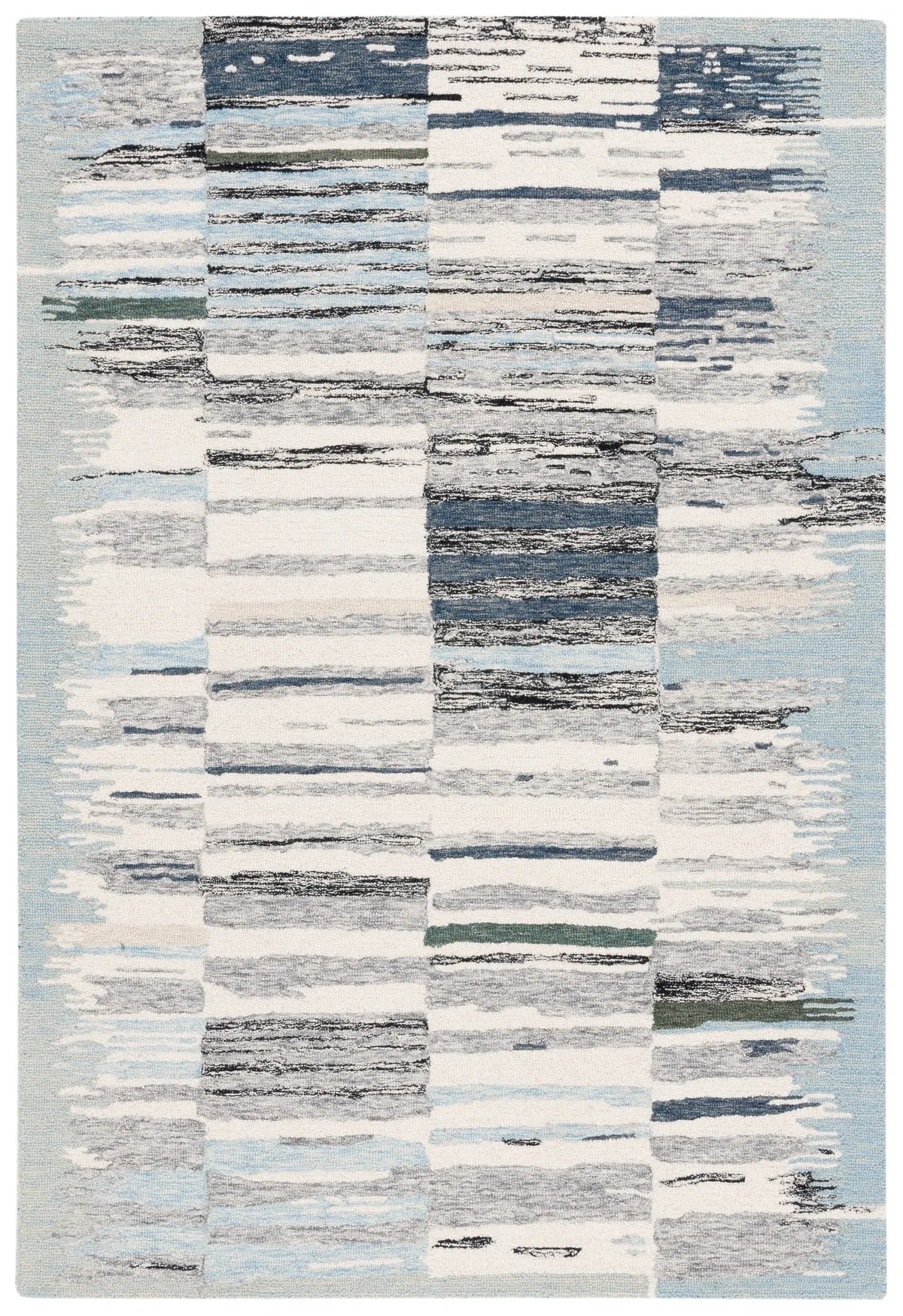 Safavieh Ebony 4'-0" x 6'-0" Rug in Ivory / Grey
