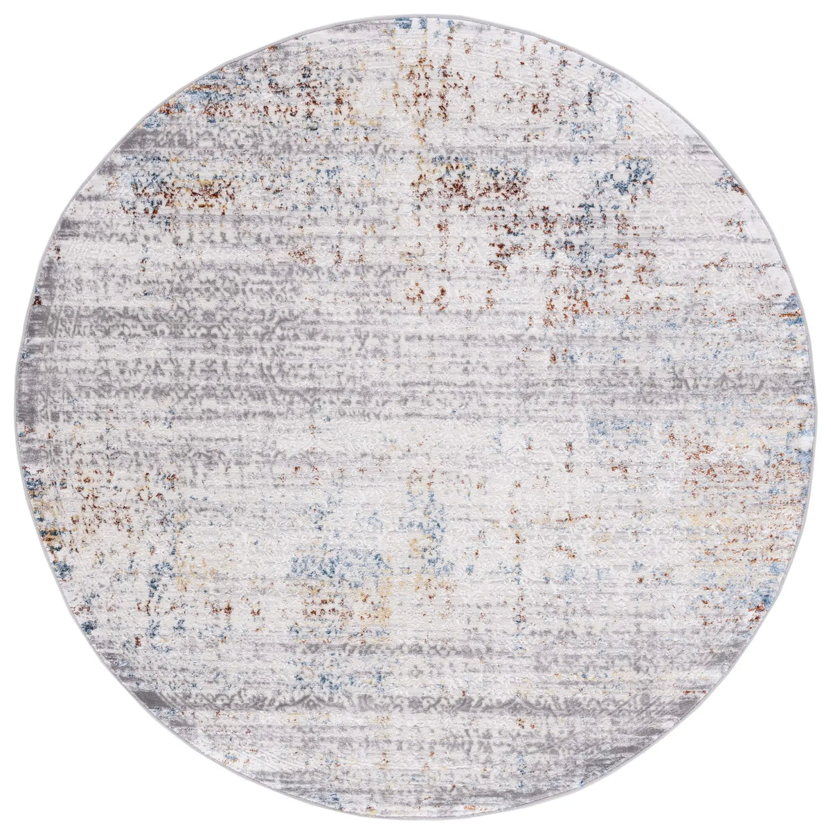 Safavieh Amelia 6'-7" x 6'-7" Rug in Grey / Light Grey