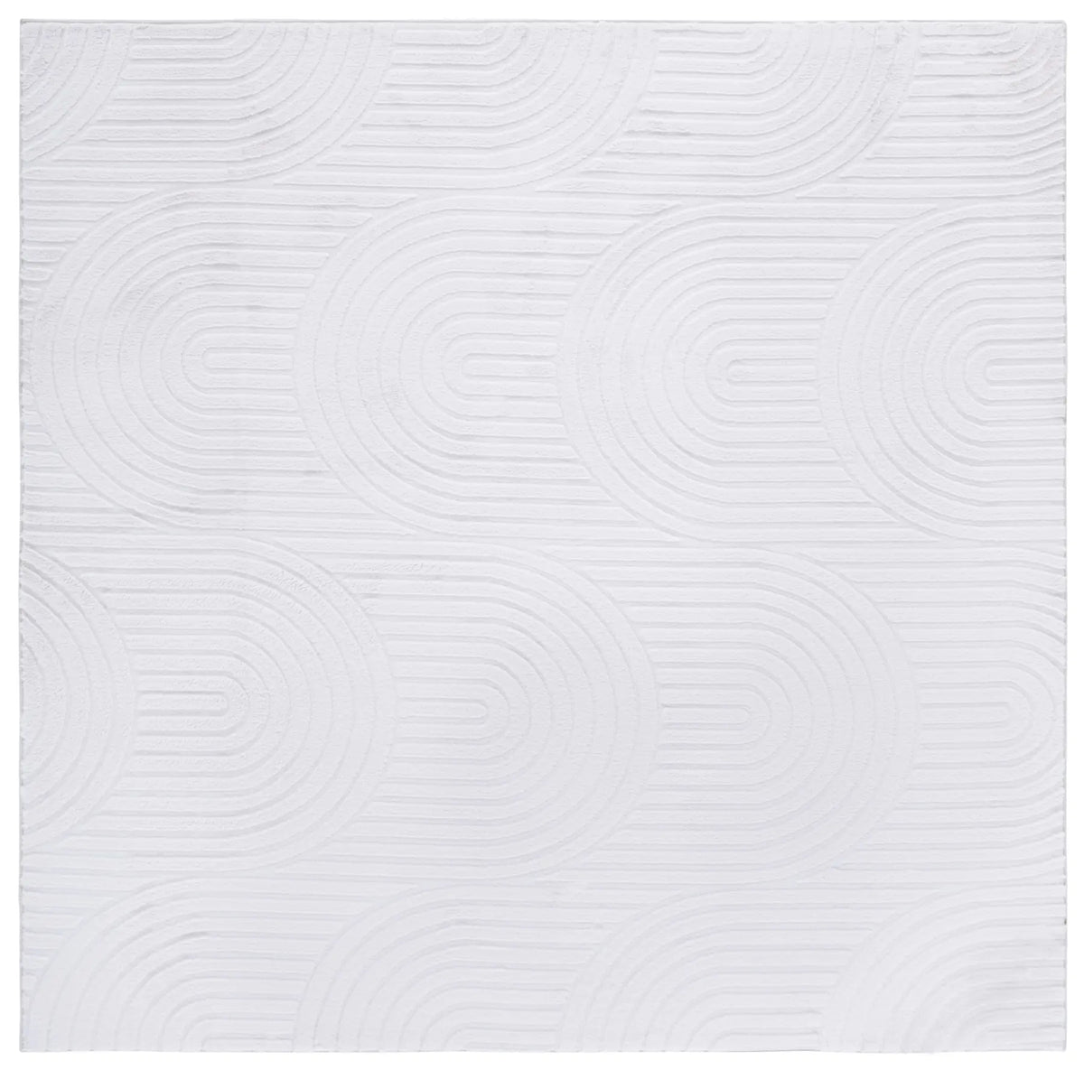 Safavieh Faux Rabbit Fur  800 6'-0" x 6'-0" Rug in Ivory