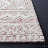 Safavieh Metro 4'-0" x 6'-0" Rug in Dark Pink / Ivory