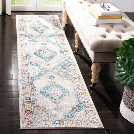 Safavieh Aria 2'-0" x 8'-0" Rug in Blue / Ivory