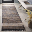 Safavieh Cape Cod 2'-3" x 8'-0" Rug in Navy / Beige