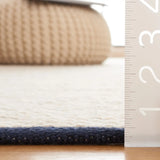 Safavieh Vermont 4'-0" x 6'-0" Rug in Navy / Ivory