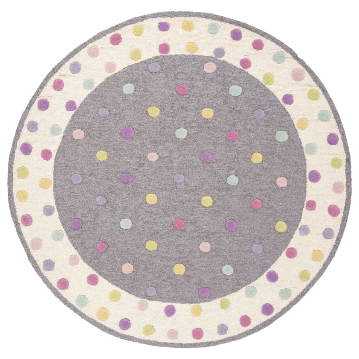 Safavieh Safavieh Kids 5'-0" x 5'-0" Rug in Grey / Multi