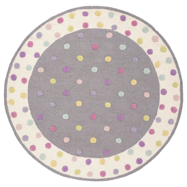 Safavieh Safavieh Kids 5'-0" x 5'-0" Rug in Grey / Multi