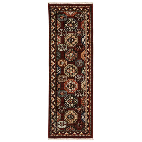 Oriental Weavers Sphinx Lilihan 091R6 Red/ Multi Rugs - runner