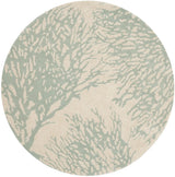 Safavieh Bella 5'-0" x 5'-0" Rug in Beige / Blue