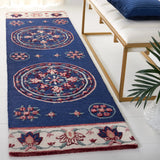 Safavieh Bellagio 2'-3" x 8'-0" Rug in Navy / Ivory