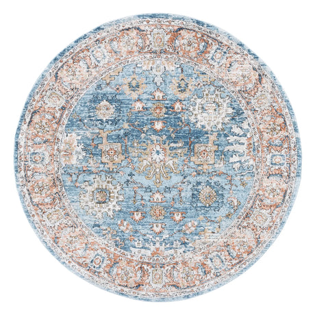 Safavieh Shivan 6'-7" x 6'-7" Rug in Blue / Red