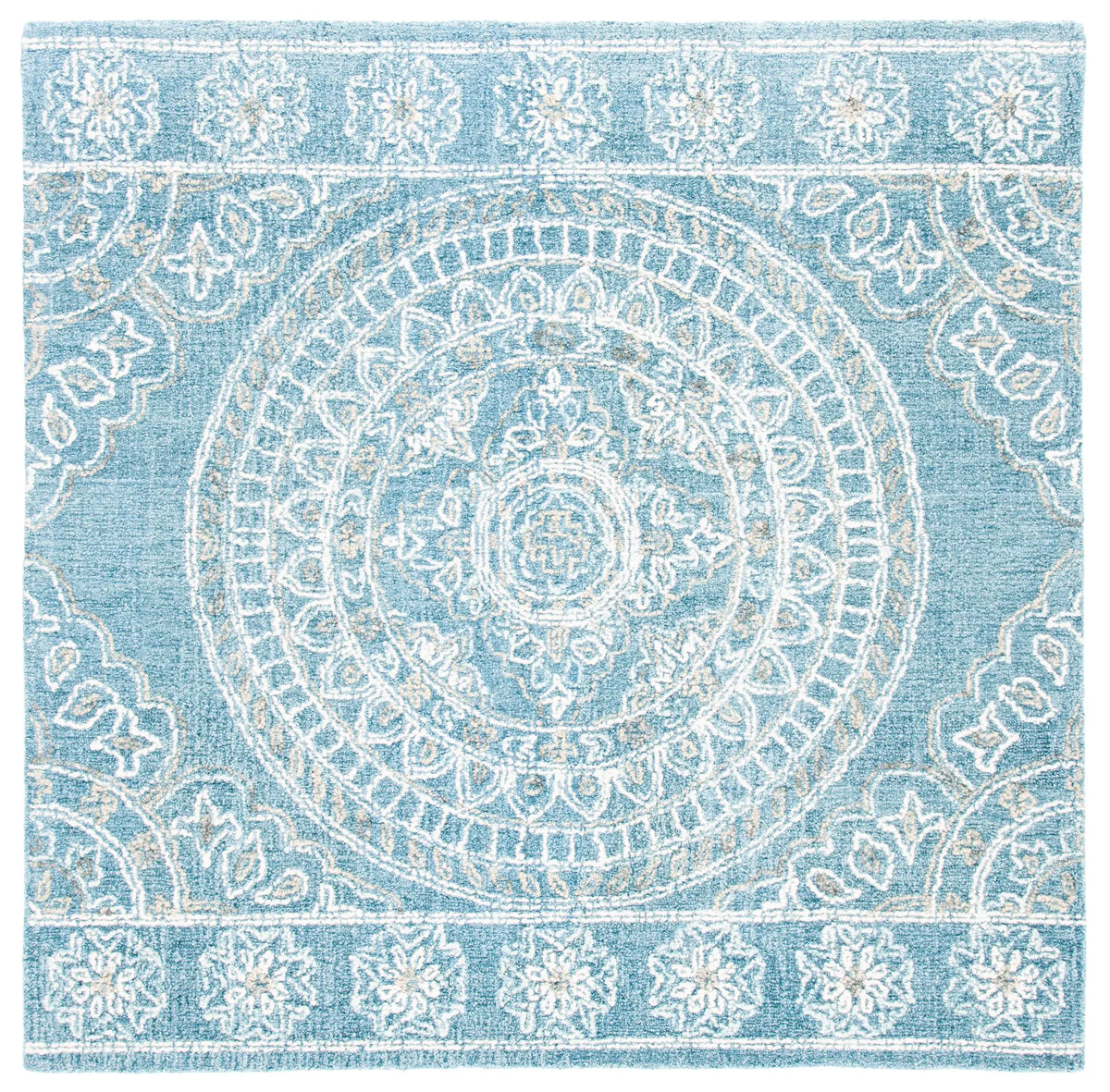 Safavieh Blossom 6'-0" x 6'-0" Rug in Blue / Ivory