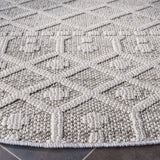 Safavieh Global 6'-7" x 6'-7" Rug in Grey / Ivory