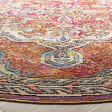 Safavieh Crystal 5'-0" x 5'-0" Rug in Orange / Light Blue