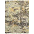 Oriental Weavers Sphinx Evolution 8025B Grey/Gold Rugs - main flat