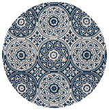 Safavieh Metro 6'-0" x 6'-0" Rug in Blue / Ivory